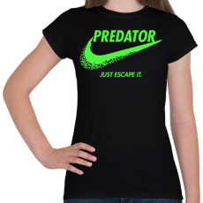 PRINTFASHION Predator - Női póló - Fekete