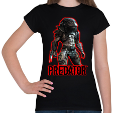 PRINTFASHION PREDATOR  - Női póló - Fekete női póló