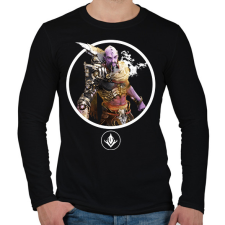 PRINTFASHION Predecessor - Fengmao - Férfi hosszú ujjú póló - Fekete férfi póló