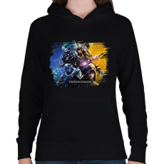 PRINTFASHION Predecessor game  - Női kapucnis pulóver - Fekete