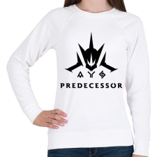 PRINTFASHION Predecessor game - Női pulóver - Fehér női pulóver, kardigán