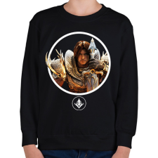 PRINTFASHION Predecessor - Greystone - Gyerek pulóver - Fekete gyerek pulóver, kardigán