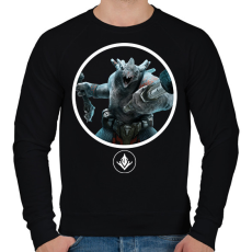 PRINTFASHION Predecessor - Grux - Férfi pulóver - Fekete