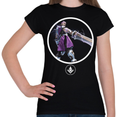 PRINTFASHION Predecessor - Kwang - Női póló - Fekete