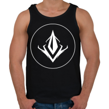 PRINTFASHION Predecessor logó - Férfi atléta - Fekete atléta, trikó