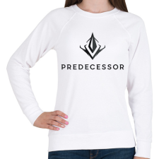 PRINTFASHION Predecessor - Női pulóver - Fehér női pulóver, kardigán