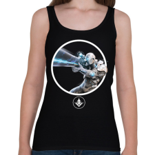 PRINTFASHION Predecessor - Wraith - Női atléta - Fekete női trikó