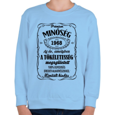 PRINTFASHION Prémium minőség, egyedi évszámmal! - Gyerek pulóver - Világoskék