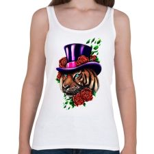 PRINTFASHION Presztízs - Női atléta - Fehér női trikó