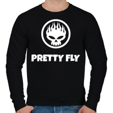 PRINTFASHION PRETTY FLY - Férfi pulóver - Fekete