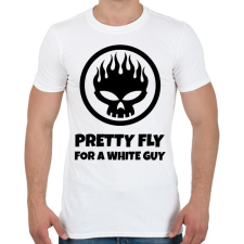 PRINTFASHION PRETTY FLY FOR A WHITE GUY - Férfi póló - Fehér férfi póló