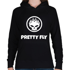 PRINTFASHION PRETTY FLY - Női kapucnis pulóver - Fekete női pulóver, kardigán