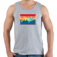 PRINTFASHION pride for - Férfi atléta - Sport szürke atléta, trikó