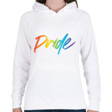 PRINTFASHION Pride-PNG-Photo - Női kapucnis pulóver - Fehér női pulóver, kardigán