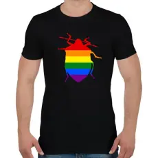 PRINTFASHION Pride Poloska - Férfi póló - Fekete
