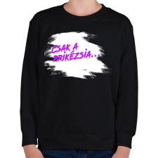 PRINTFASHION Prikézsia - Sötét háttérre - Gyerek pulóver - Fekete gyerek pulóver, kardigán