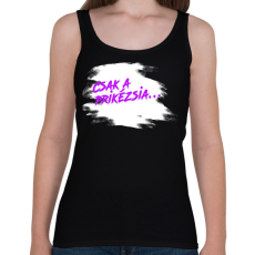 PRINTFASHION Prikézsia - Sötét háttérre - Női atléta - Fekete