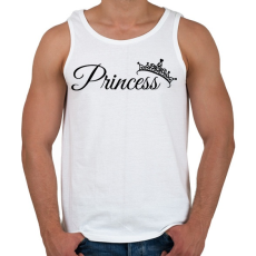 PRINTFASHION Princess - Férfi atléta - Fehér