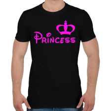 PRINTFASHION Princess - Férfi póló - Fekete férfi póló