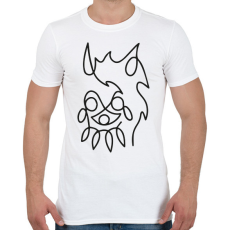 PRINTFASHION Princess Mononoke - Férfi póló - Fehér