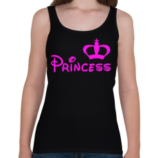 PRINTFASHION Princess - Női atléta - Fekete