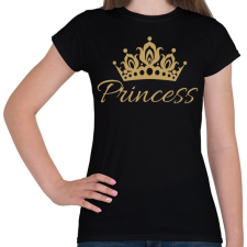 PRINTFASHION Princess  - Női póló - Fekete női póló