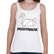 PRINTFASHION prison break fekete - Női atléta - Fehér