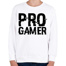 PRINTFASHION PRO GAMER - Gyerek pulóver - Fehér