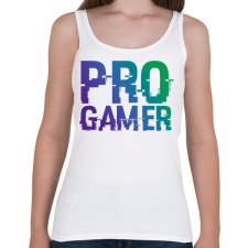PRINTFASHION PRO GAMER - Női atléta - Fehér női trikó