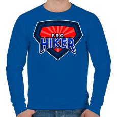 PRINTFASHION PRO HIKER - Férfi pulóver - Királykék