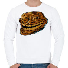 PRINTFASHION Problem? - Férfi pulóver - Fehér férfi pulóver, kardigán