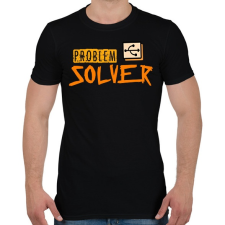 PRINTFASHION probléma megoldó - Férfi póló - Fekete férfi póló