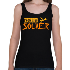 PRINTFASHION probléma megoldó szerelő - Női atléta - Fekete