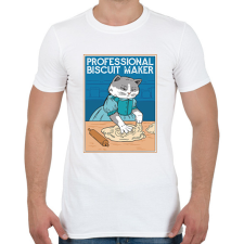 PRINTFASHION Profi süti sütő - Férfi póló - Fehér férfi póló