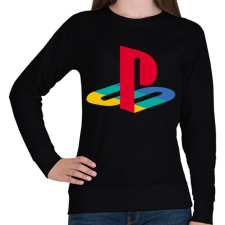 PRINTFASHION PS 2 Logo - Női pulóver - Fekete női pulóver, kardigán
