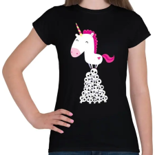 PRINTFASHION Pszichokornis - Női póló - Fekete női póló