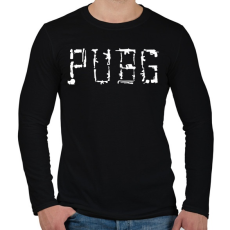PRINTFASHION PUBG fegyverek - Férfi hosszú ujjú póló - Fekete