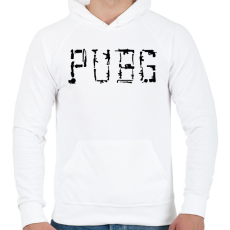 PRINTFASHION PUBG fegyverek - Férfi kapucnis pulóver - Fehér