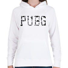 PRINTFASHION PUBG fegyverek - Női kapucnis pulóver - Fehér női pulóver, kardigán