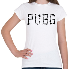 PRINTFASHION PUBG fegyverek - Női póló - Fehér
