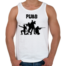 PRINTFASHION Pubg - Férfi atléta - Fehér