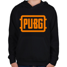 PRINTFASHION pubg - Gyerek kapucnis pulóver - Fekete gyerek pulóver, kardigán