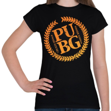 PRINTFASHION PUBG LOGO - Női póló - Fekete női póló