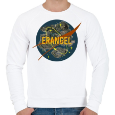 PRINTFASHION PUBG NASA: ERANGEL - Férfi pulóver - Fehér férfi pulóver, kardigán