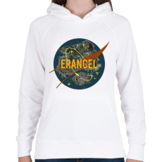 PRINTFASHION PUBG NASA: ERANGEL - Női kapucnis pulóver - Fehér