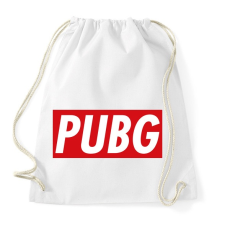 PRINTFASHION PUBG OBEY - Sportzsák, Tornazsák - Fehér tornazsák