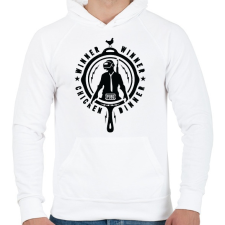 PRINTFASHION pubg pan - Férfi kapucnis pulóver - Fehér férfi pulóver, kardigán