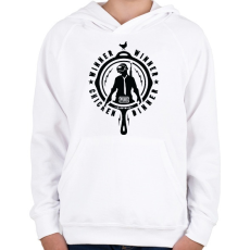 PRINTFASHION Pubg Pan - Gyerek kapucnis pulóver - Fehér