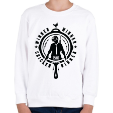 PRINTFASHION pubg pan - Gyerek pulóver - Fehér gyerek pulóver, kardigán