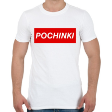 PRINTFASHION PUBG - Pochinki - Férfi póló - Fehér férfi póló